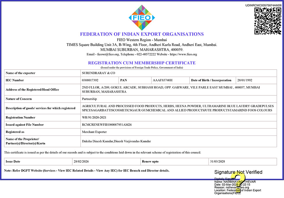 FIEO Certificates